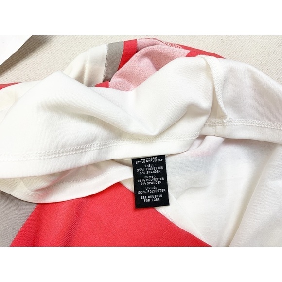 Colorblock shutter pleat body con dress NWT - Picture 7 of 10